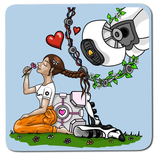👧 Стикер «Glados» для Telegram