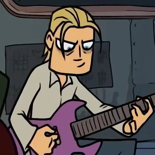 🎸 Стикер «Глэмчик» для Telegram