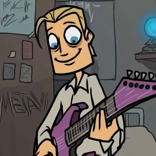 🎸 Стикер «Глэмчик» для Telegram