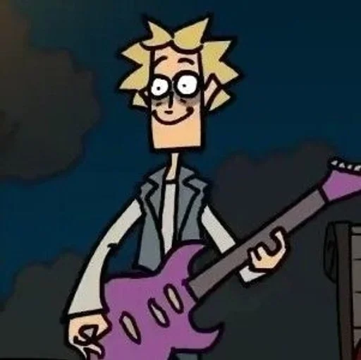 🎸 Стикер «Глэмчик» для Telegram