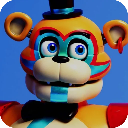 🤗 Стикер «Glamrock Freddy» для Telegram