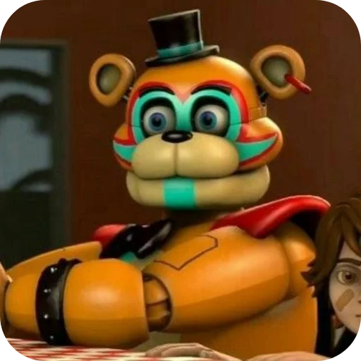 😐 Стикер «Glamrock Freddy» для Telegram