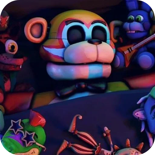 😴 Стикер «Glamrock Freddy» для Telegram