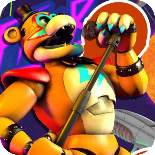 🎶 Стикер «Glamrock Freddy» для Telegram