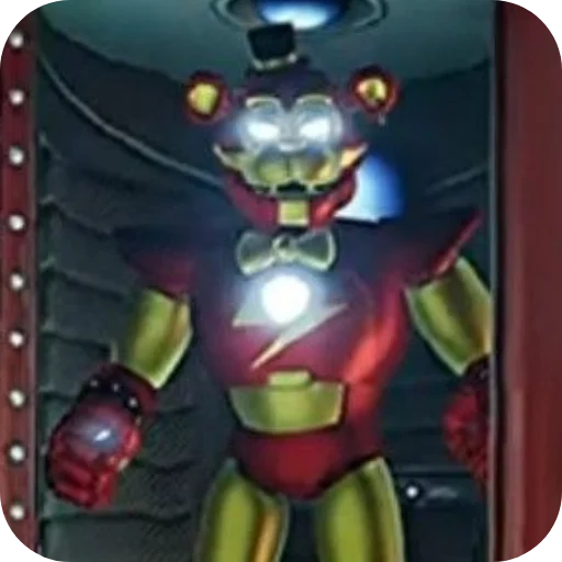👹 Стикер «Glamrock Freddy» для Telegram