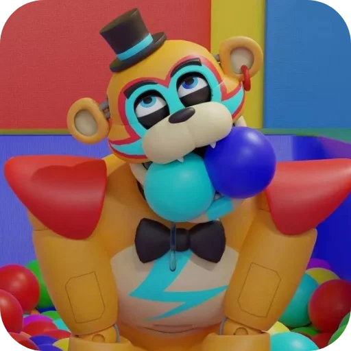 🧸 Стикер «Glamrock Freddy» для Telegram