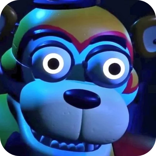 😶 Стикер «Glamrock Freddy» для Telegram