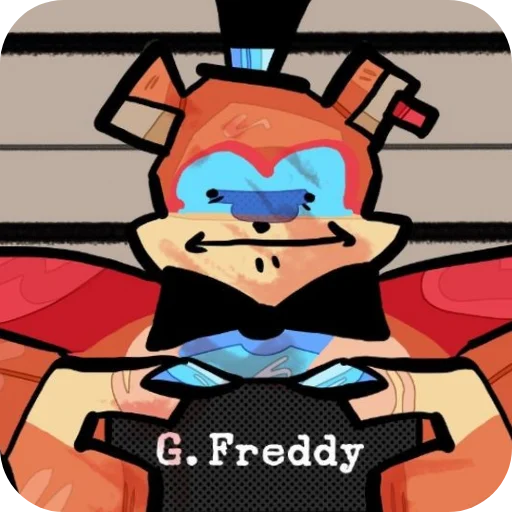 😐 Стикер «Glamrock Freddy» для Telegram