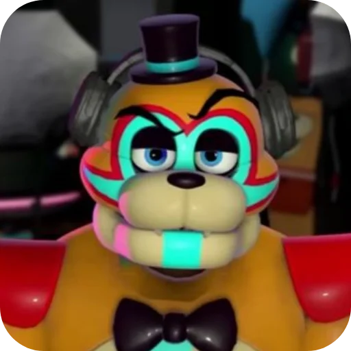 🤨 Стикер «Glamrock Freddy» для Telegram