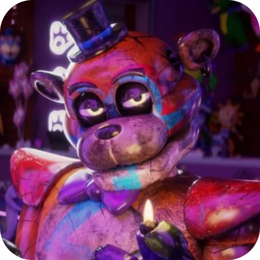 😠 Стикер «Glamrock Freddy» для Telegram