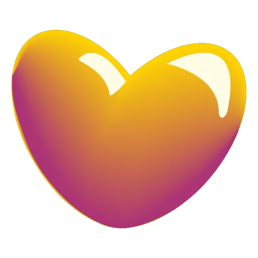 Стикер 6 Glass Hearts