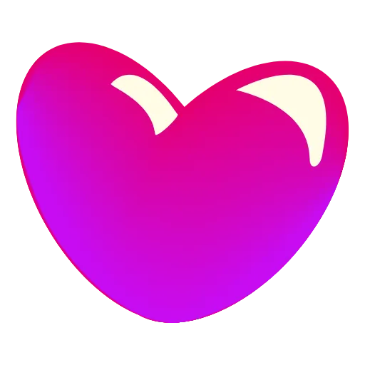 Стикер 10 Glass Hearts