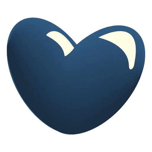 Стикер 21 Glass Hearts