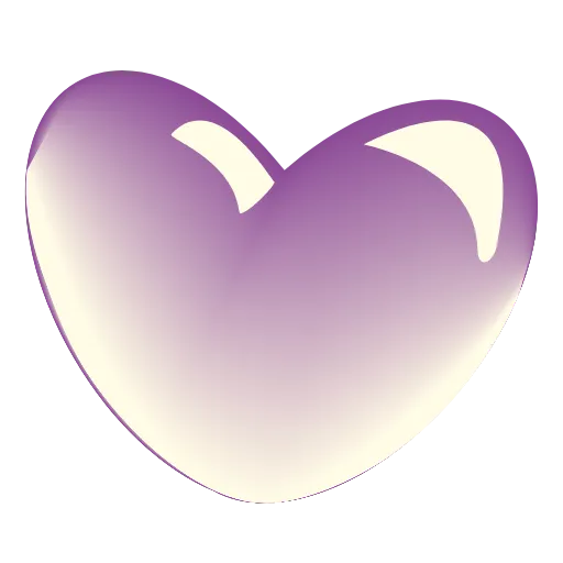 Стикер 55 Glass Hearts