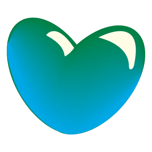 Стикер 28 Glass Hearts