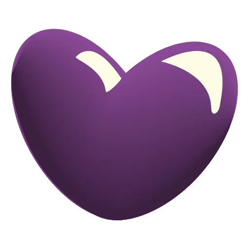 Стикер 19 Glass Hearts