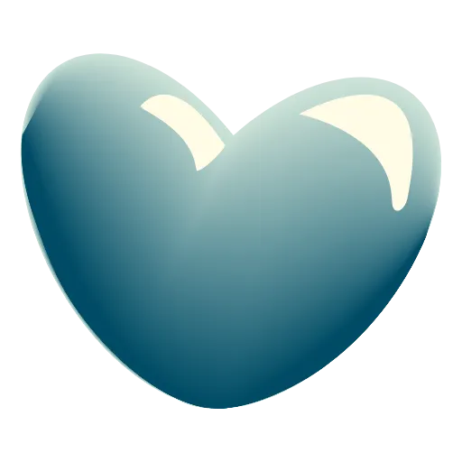Стикер 33 Glass Hearts