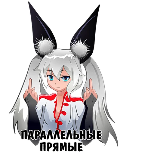 🖕 Стикер «GinToKuRo» для Telegram