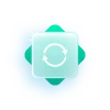 Стикер 52 glass icons