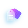 Стикер 10 glass icons