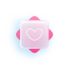 Стикер 55 glass icons