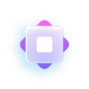 Стикер 40 glass icons