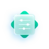 Стикер 47 glass icons