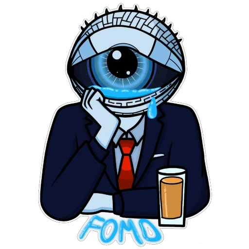 🥲 Стикер «Глаз TONa» для Telegram