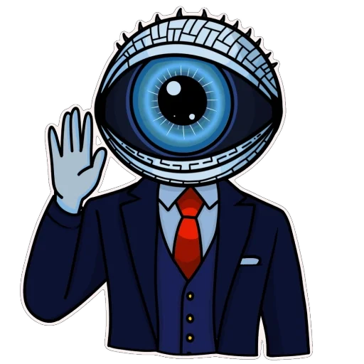 Стикерпак Глаз TONa для Telegram