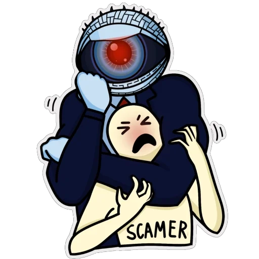 🤬 Стикер «Глаз TONa» для Telegram