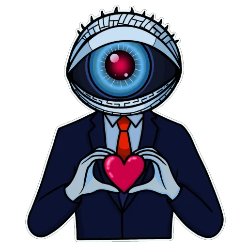 ❤ Стикер «Глаз TONa» для Telegram