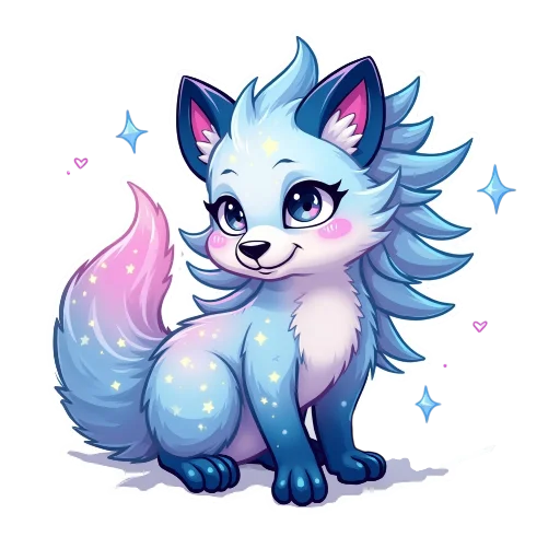 ☺ Стикер «Glimmer Fox» для Telegram
