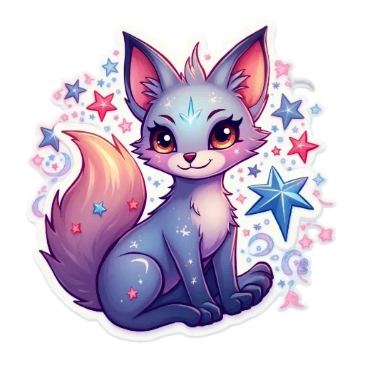 ⭐ Стикер «Glimmer Fox» для Telegram