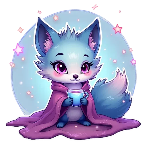 ❄ Стикер «Glimmer Fox» для Telegram