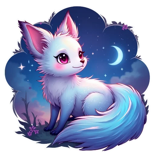 ✨ Стикер «Glimmer Fox» для Telegram