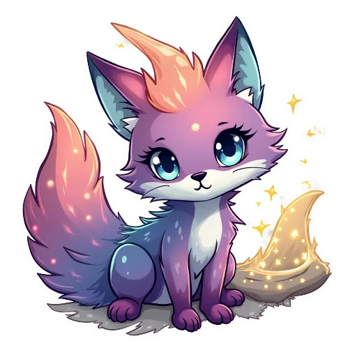 🪄 Стикер «Glimmer Fox» для Telegram
