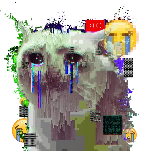 😭 Стикер «Glitch» для Telegram