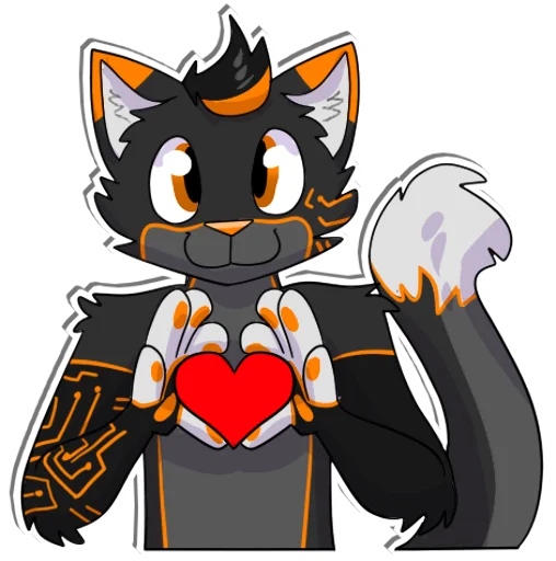 🥰 Стикер «GLITCH!» для Telegram