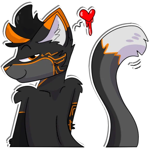 😘 Стикер «GLITCH!» для Telegram