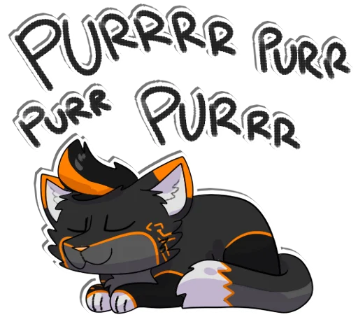 🐱 Стикер «GLITCH!» для Telegram