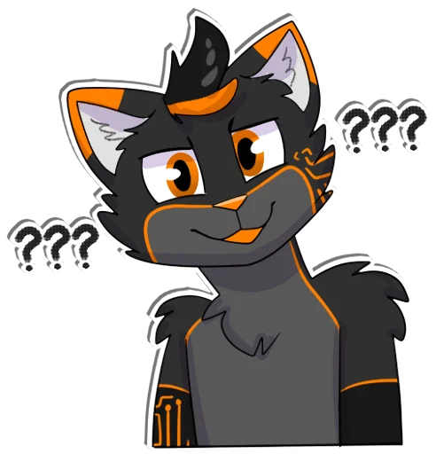 ❓ Стикер «GLITCH!» для Telegram