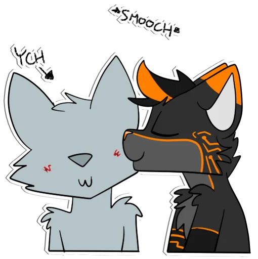 💋 Стикер «GLITCH!» для Telegram