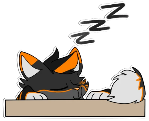 😴 Стикер «GLITCH!» для Telegram