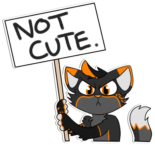 😠 Стикер «GLITCH!» для Telegram