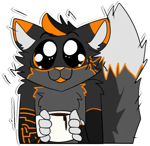 ☕️ Стикер «GLITCH!» для Telegram
