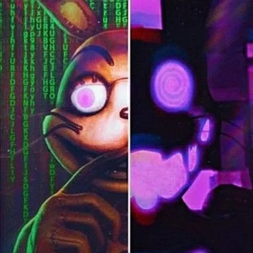 ✨ Стикер «Glitchtrap / FNAF» для Telegram
