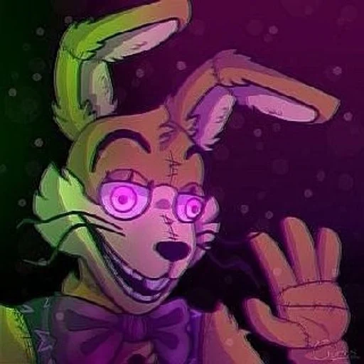 Стикерпак Glitchtrap / FNAF для Telegram