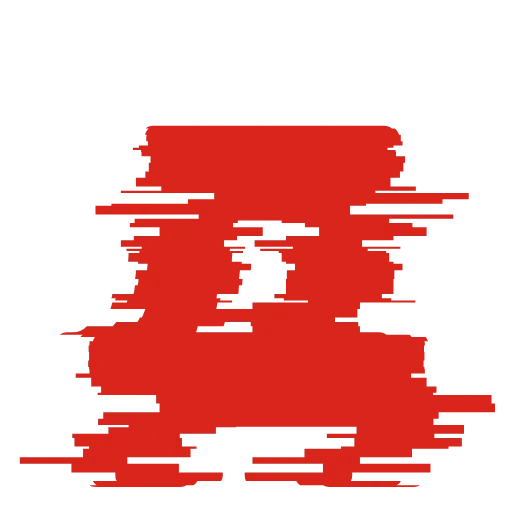 ♦️ Эмодзи «glitchy alphabet» для Telegram