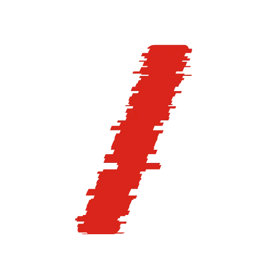 ♦️ Эмодзи «glitchy alphabet» для Telegram