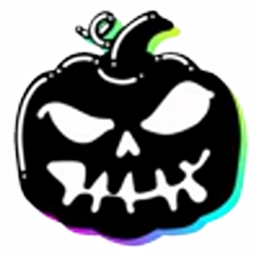 🎃 Эмодзи «GLITCHY chrome» для Telegram